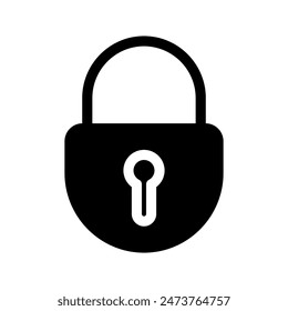 Lock Icon Vector Symbol Design Illustration