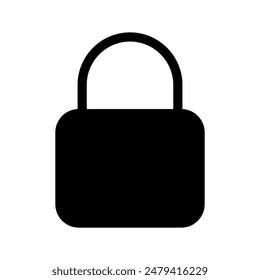 Lock Icon Vector Symbol Design Illustration