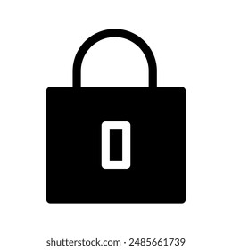 Lock Icon Vector Symbol Design Illustration