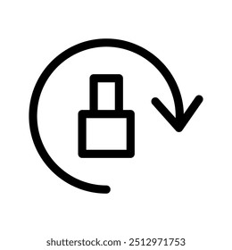 Ilustración de diseño de símbolo de Vector de icono de bloqueo