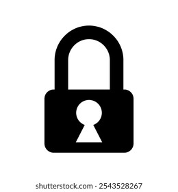 Lock Icon Vector Symbol Design Illustration
