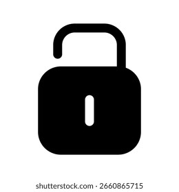 Ilustración de diseño de símbolo de Vector de icono de bloqueo