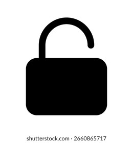 Ilustración de diseño de símbolo de Vector de icono de bloqueo