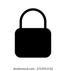Lock Icon Vector Symbol Design Illustration