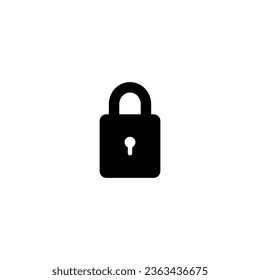 Lock Icon Vector. Lock Symbol. Safe Icon.