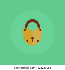 Lock icon for web design