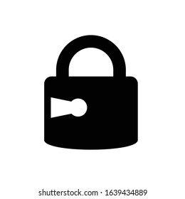 lock icon for web design and brochure design material