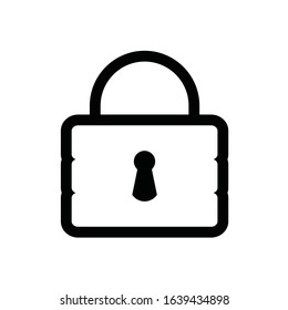 lock icon for web design and brochure design material