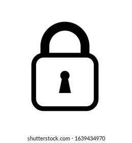 lock icon for web design and brochure design material