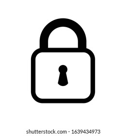 lock icon for web design and brochure design material