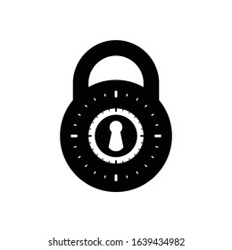 lock icon for web design and brochure design material