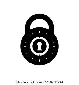 lock icon for web design and brochure design material