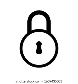 lock icon for web design and brochure design material