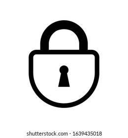 lock icon for web design and brochure design material