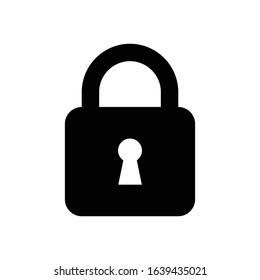 lock icon for web design and brochure design material