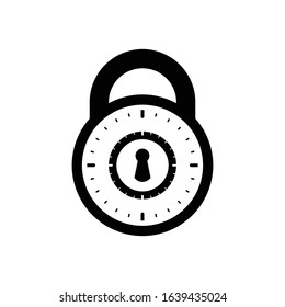 lock icon for web design and brochure design material