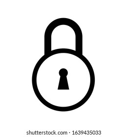 lock icon for web design and brochure design material