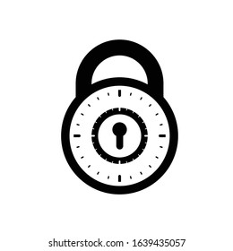 lock icon for web design and brochure design material