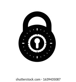 lock icon for web design and brochure design material