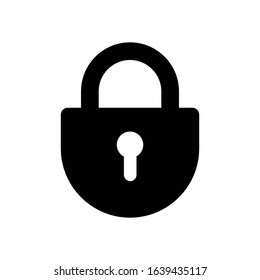 lock icon for web design and brochure design material