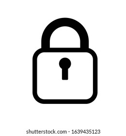 lock icon for web design and brochure design material