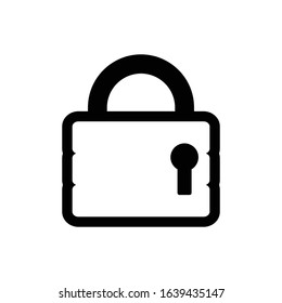 lock icon for web design and brochure design material