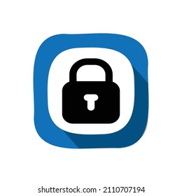 icono de bloqueo, iconos web, ilustración vectorial de tecnología.