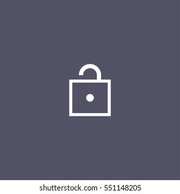 lock icon for web and mobile app