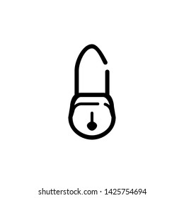 Lock icon. Web secure sign