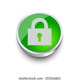 lock icon for website or app. Vector eps10