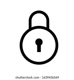 lock icon for website design and material brochure design