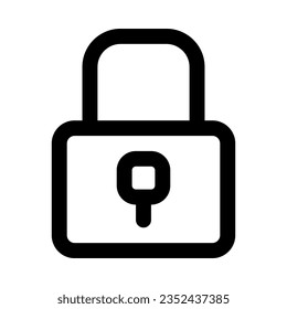 lock icon for your website, mobile, presentation, and logo design.