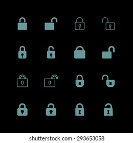lock icons