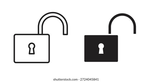 Design de logotipo de ícones de bloqueio, Ícones de pictograma