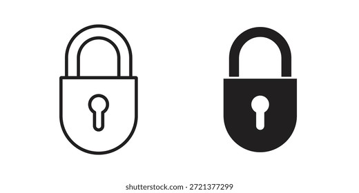 Lock icons sign vectors. suitable for web, app, infographic, etc
