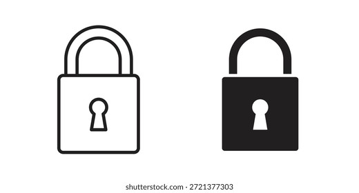 Lock icons sign vectors. suitable for web, app, infographic, etc
