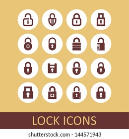 Lock icons for site