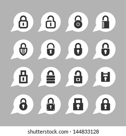 Lock icons for site