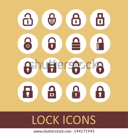 Lock icons for site
