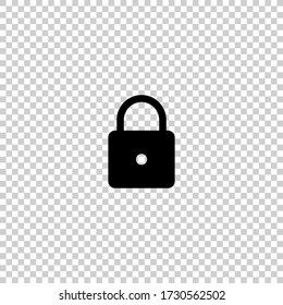 Icono de bloqueo.Símbolo de seguridad.Ilustración vectorial Padlock