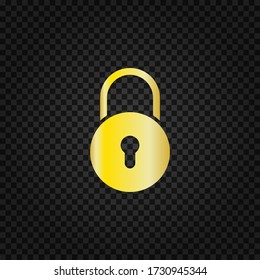 Lock icon.Security symbol.Padlock vector illustration