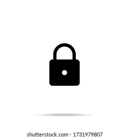 Lock icon.Security symbol.Padlock vector illustration