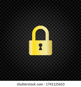 Lock icon.Security symbol.Padlock vector illustration