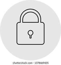 lock icon,vector image