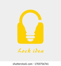 Lock Idea Creatif Format Eps