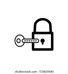 lock internet icon