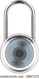 lock isolated on white