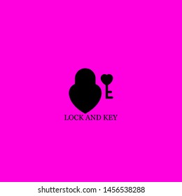lock and key icon sign signifier vector