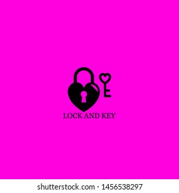 lock and key icon sign signifier vector