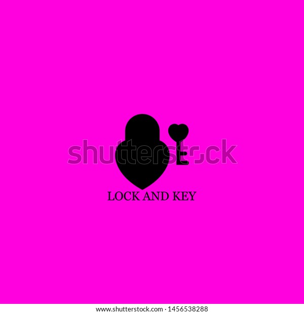 lock and key icon sign\
signifier vector